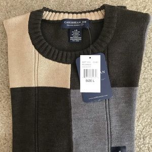 Caribbean Joe - Brown Block Plaid, Mens Large